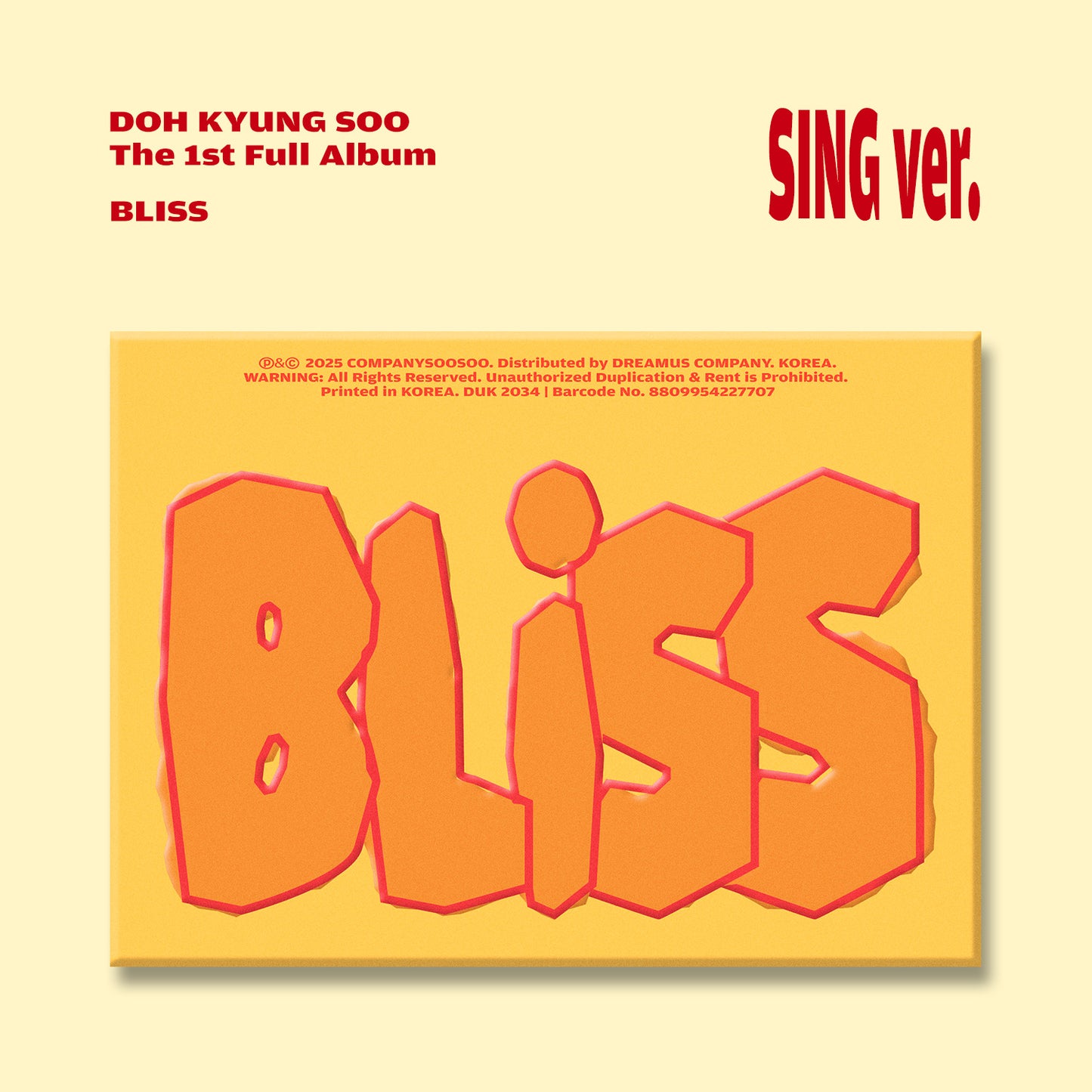 D.O. The 1st Full Album ‘BLISS’ (Sing Ver.)