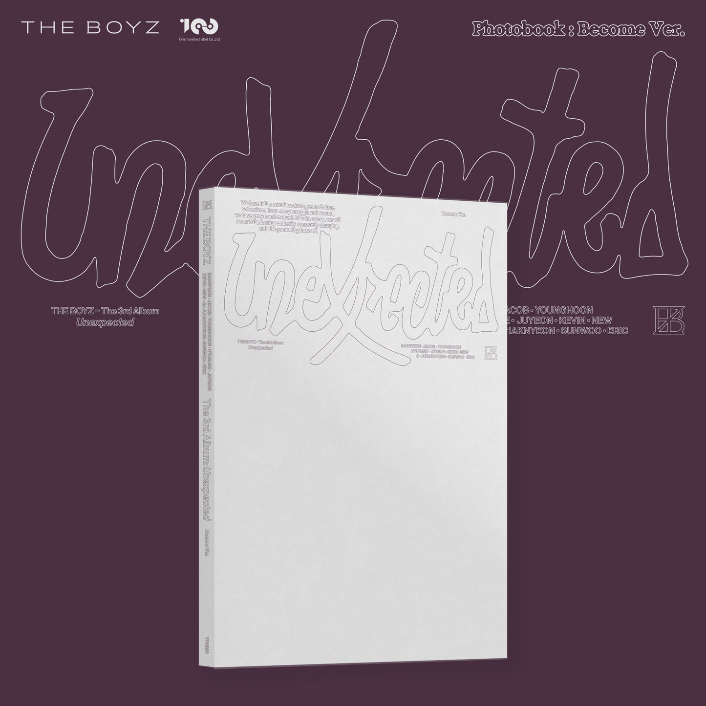 THE BOYZ The 3rd Album 'Unexpected' (Photobook : Become Ver.)