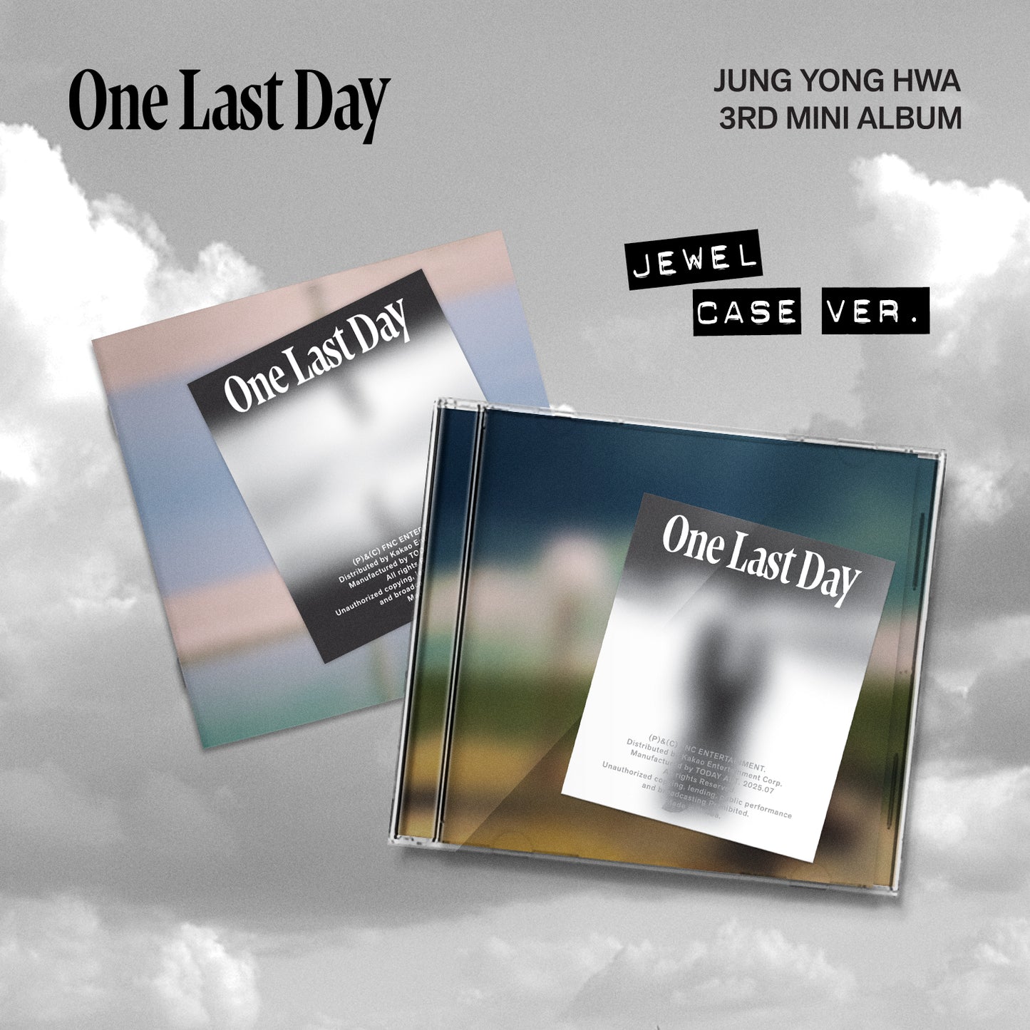 Jung Yong-hwa 3rd Mini Album 'One Last Day' (JEWEL CASE) (ランダム)