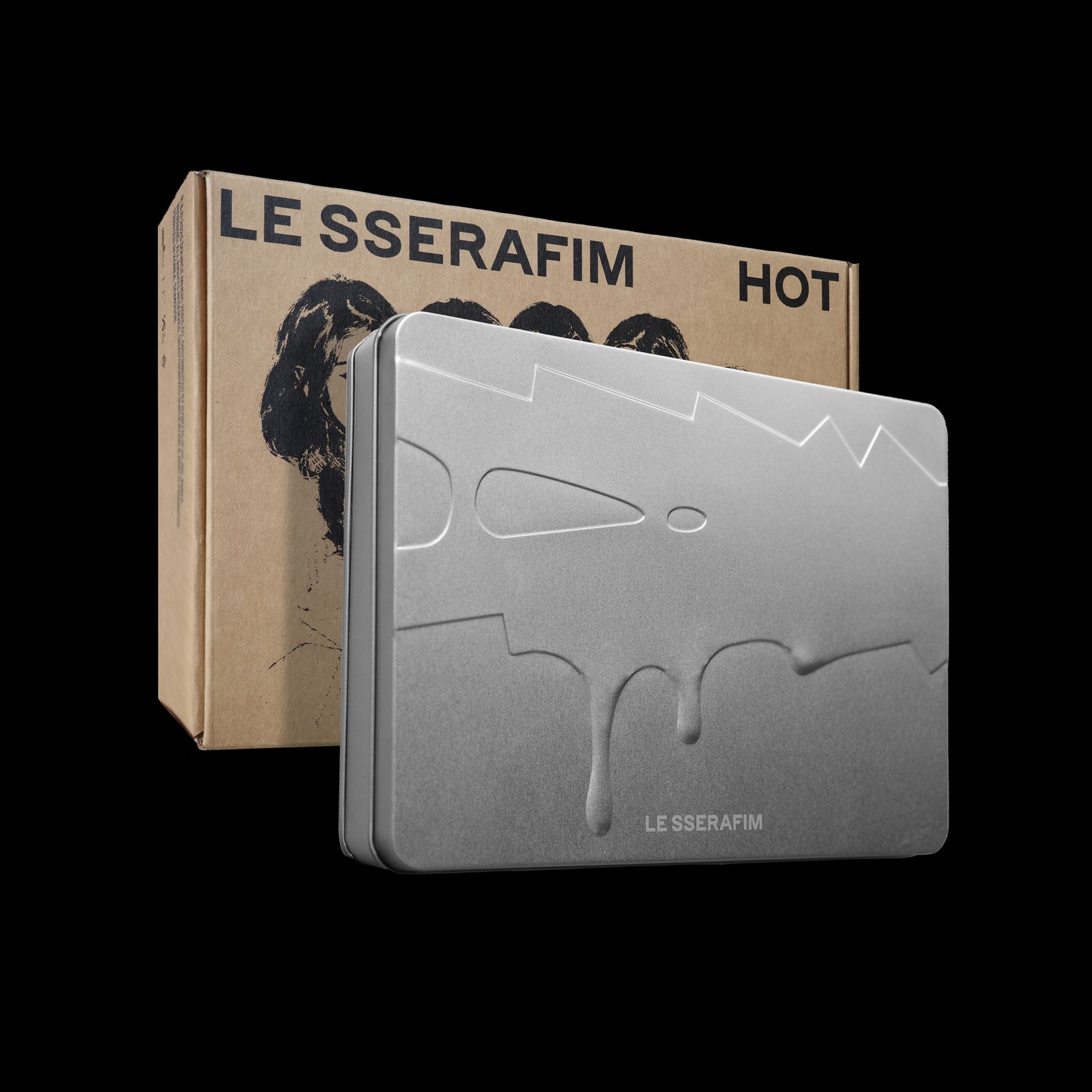 LE SSERAFIM 5th Mini Album 'HOT' (TIN CASE ver.)