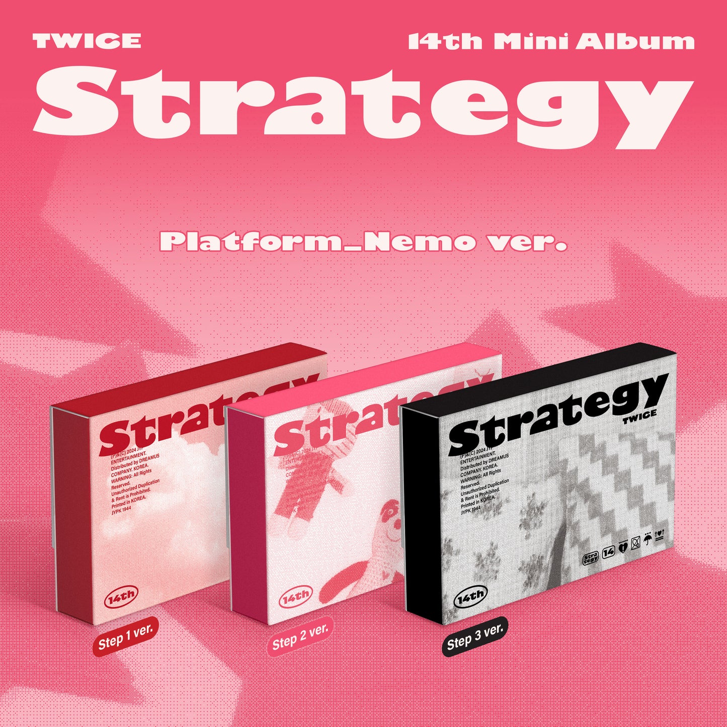 TWICE STRATEGY 14th Mini Album (Platform_Nemo ver) (Random)