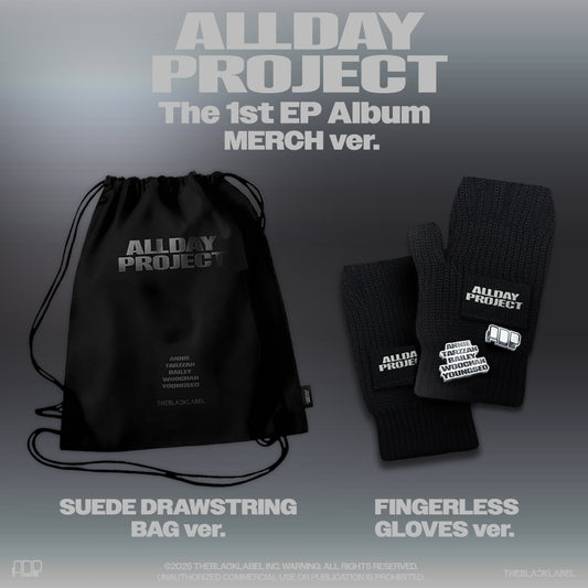 [NEMOZ限定特典] The 1st EP Album 'ALLDAY PROJECT' MERCH ver. FINGERLESS GLOVES ver.