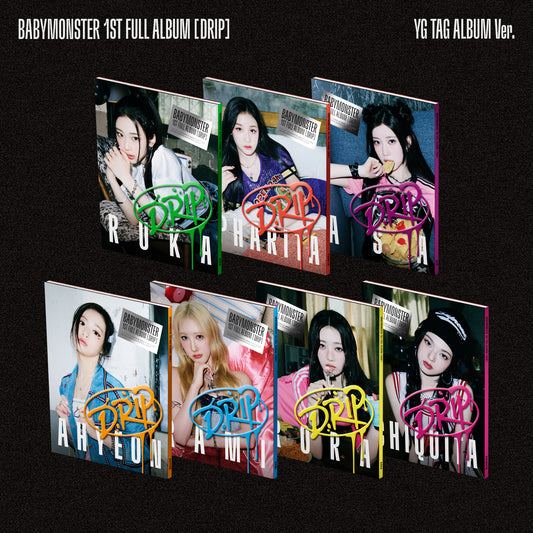 BABYMONSTER 1st FULL ALBUM [DRIP] YG TAG ALBUM Ver. (RANDOM)