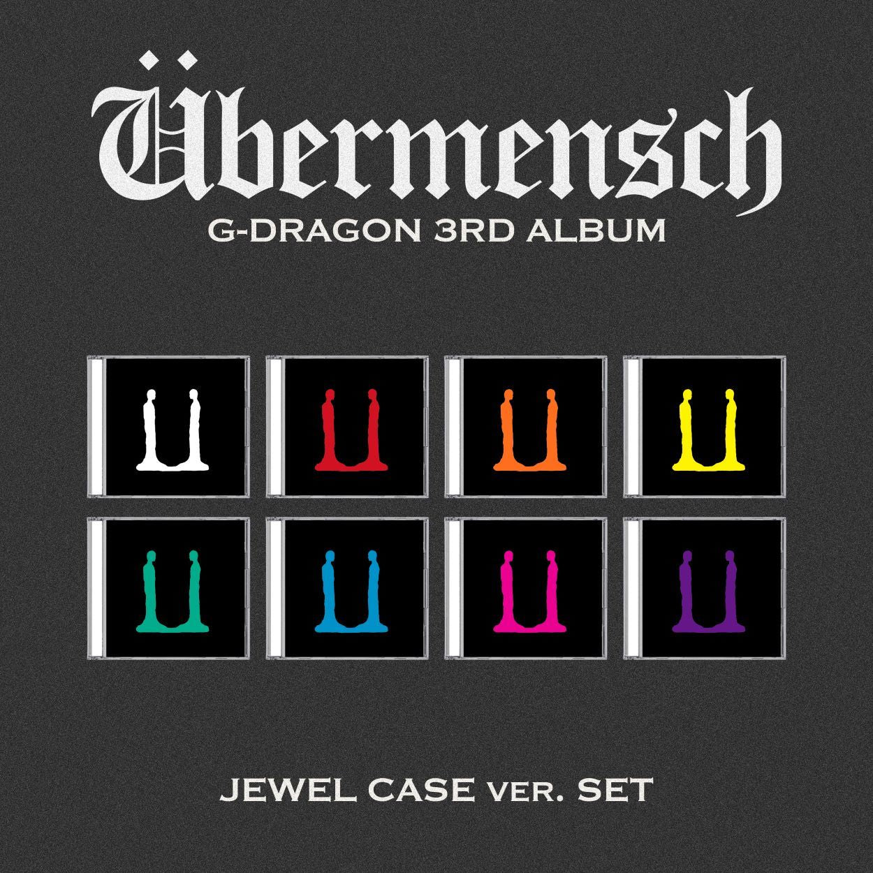 G-DRAGON 3RD ALBUM [Übermensch] JEWEL ver. SET