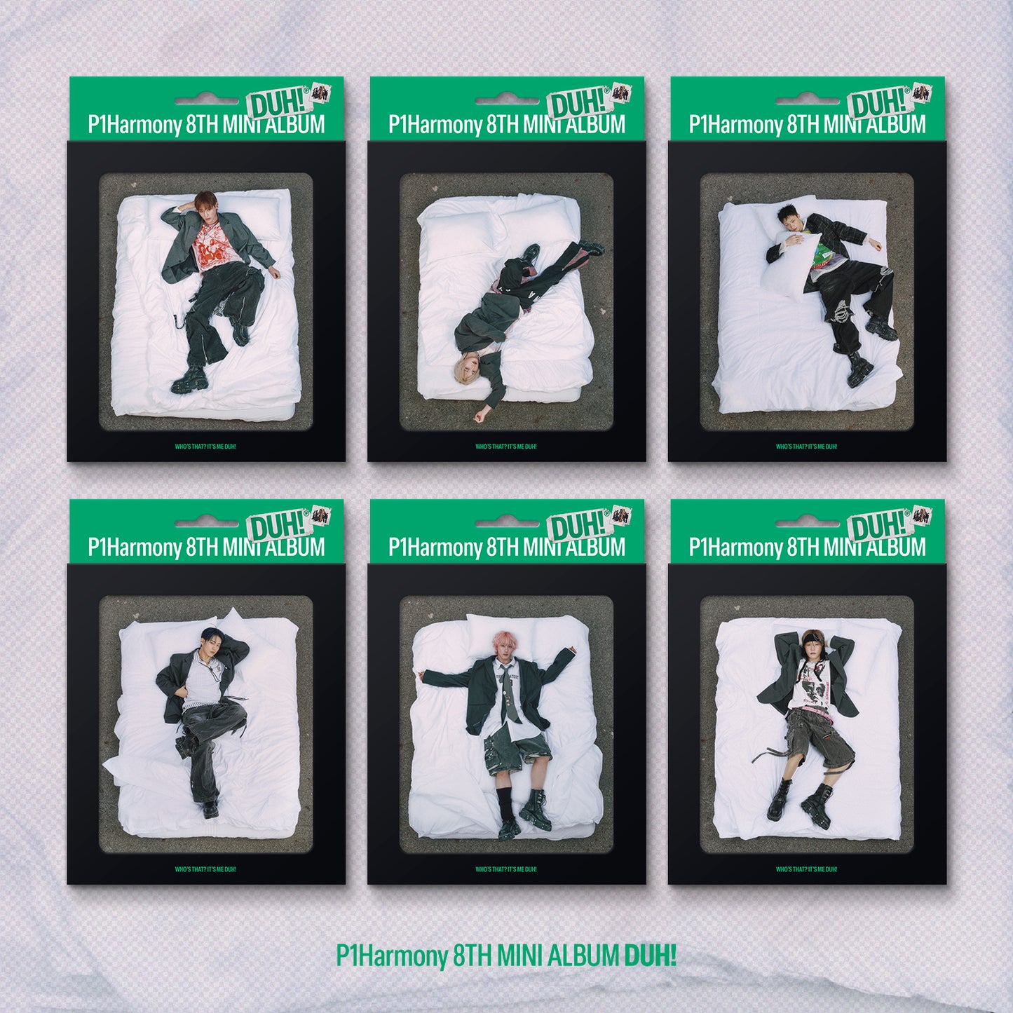 P1Harmony 8th Mini Album H Ver./DUH! Compact Ver.(CD) (ランダム)