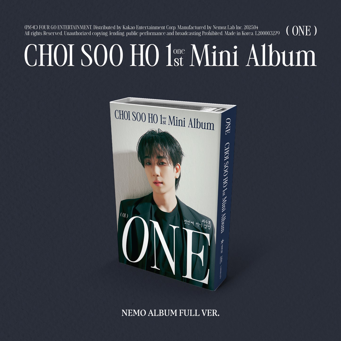 CHOI SOO HO 1st Mini Album [ONE] (NEMO Ver.)