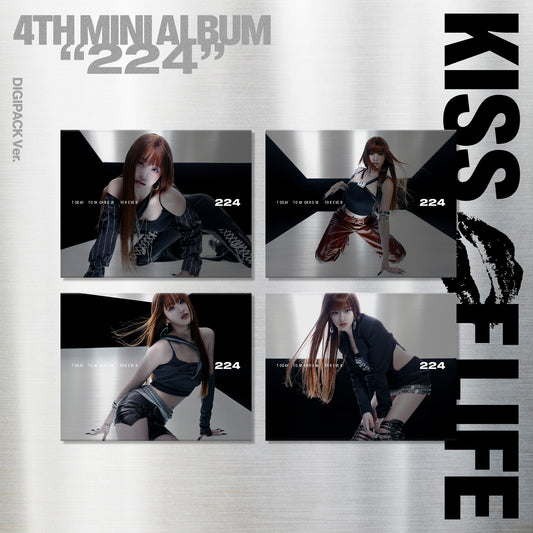 KISS OF LIFE 4th Mini Album [224] (Digipack Ver.) (4種セット)