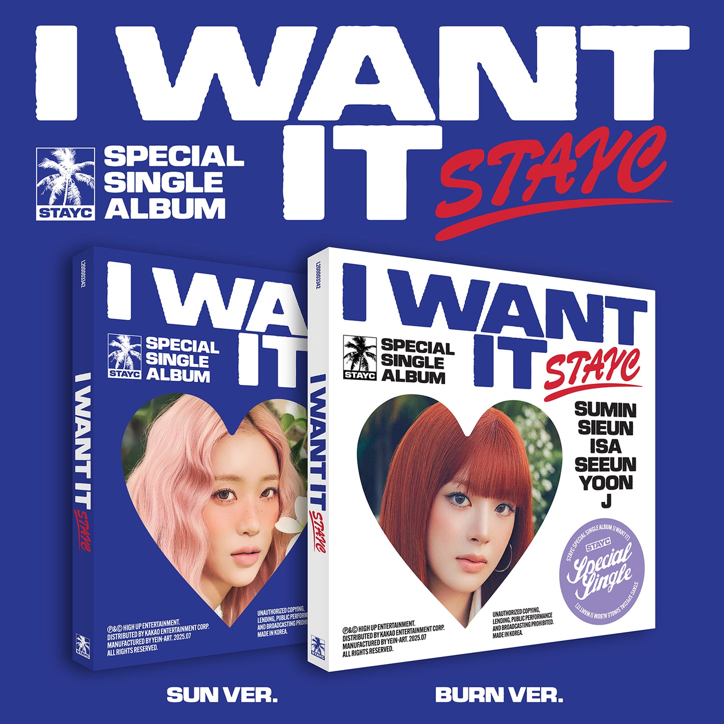 [予約販売] STAYC Special Single [I WANT IT] (ランダム)