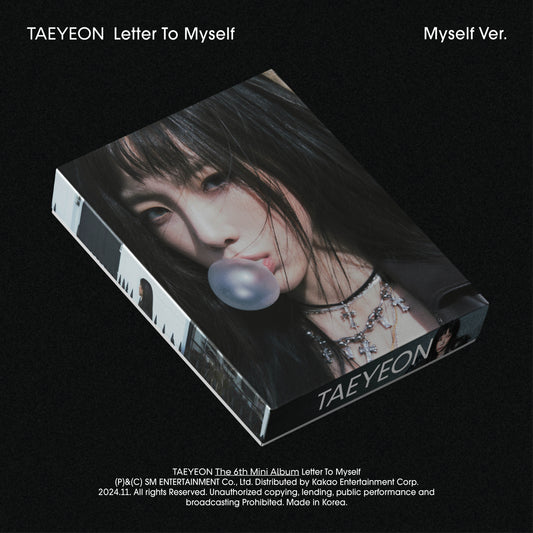 TAEYEON 6th Mini Album [Letter To Myself]  (Myself Ver.)(Smart Album)