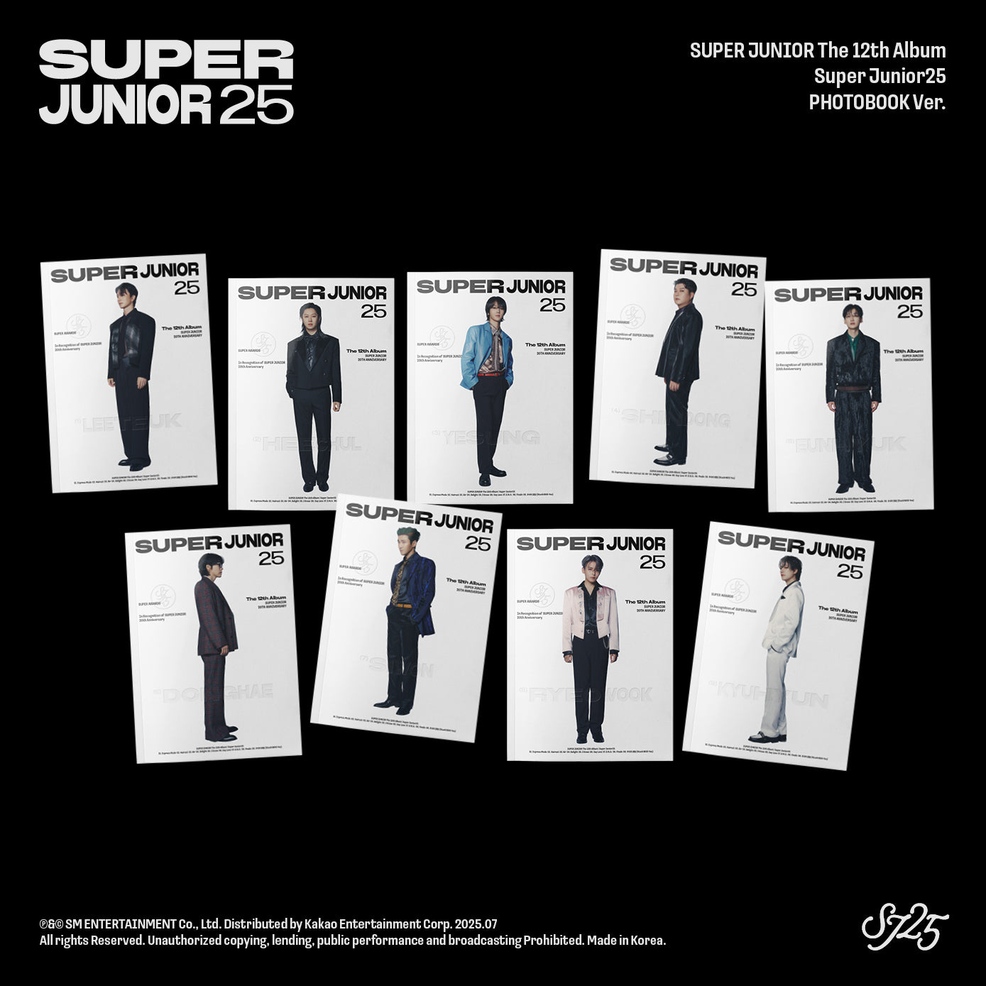 SUPER JUNIOR 12th Full Album [Super Junior25] (PHOTOBOOK Ver.) (ランダム)