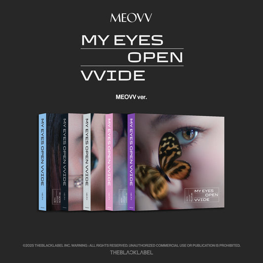 MEOVV 1st EP ALBUM 'MY EYES OPEN VVIDE' (MEOVV ver.) (5種セット)