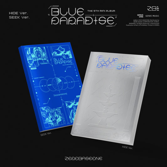 ZEROBASEONE 5th Mini Album BLUE PARADISE SEEK/HIDE Ver. (セット)