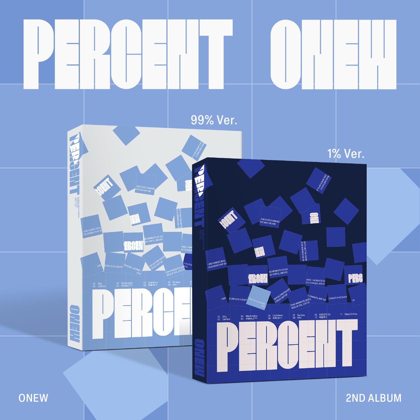 ONEW 2nd Full Album PERCENT (Photobook Ver.) (ランダム)